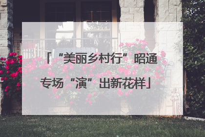 “美丽乡村行”昭通专场“演”出新花样