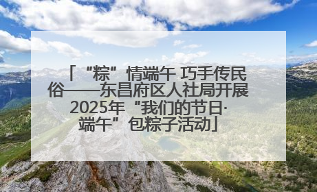 “粽”情端午 巧手传民俗——东昌府区人社局开展2025年“我们的节日·端午”包粽子活动