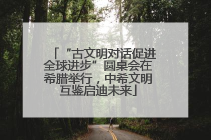 “古文明对话促进全球进步”圆桌会在希腊举行，中希文明互鉴启迪未来