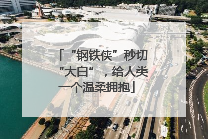 “钢铁侠”秒切“大白”，给人类一个温柔拥抱