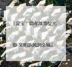 灵宝：德孝故事绽光彩 文明新风润金城