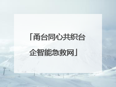 甬台同心共织台企智能急救网
