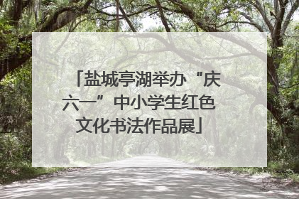 盐城亭湖举办“庆六一”中小学生红色文化书法作品展