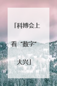 科博会上看“数字”大兴