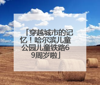 穿越城市的记忆！哈尔滨儿童公园儿童铁路69周岁啦