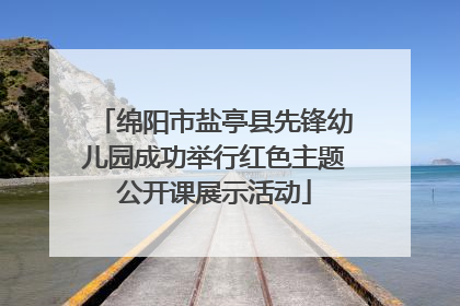 绵阳市盐亭县先锋幼儿园成功举行红色主题公开课展示活动