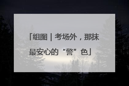 组图｜考场外，那抹最安心的“警”色