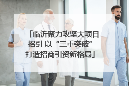 临沂聚力攻坚大项目招引 以“三重突破”打造招商引资新格局
