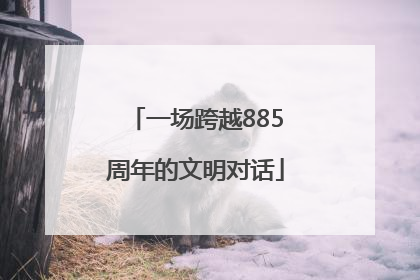 一场跨越885周年的文明对话