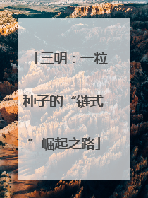 三明：一粒种子的“链式”崛起之路