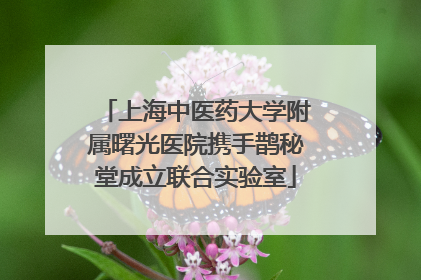 上海中医药大学附属曙光医院携手鹊秘堂成立联合实验室
