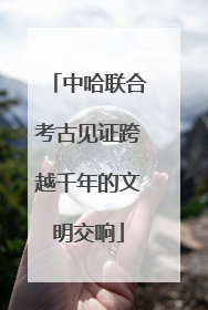 中哈联合考古见证跨越千年的文明交响