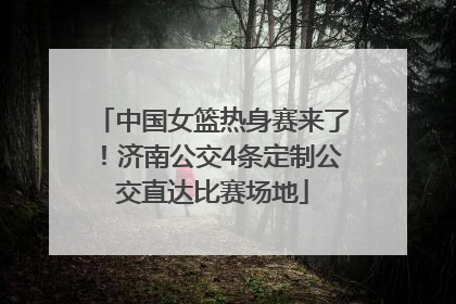 中国女篮热身赛来了！济南公交4条定制公交直达比赛场地