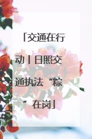 交通在行动丨日照交通执法“粽”在岗