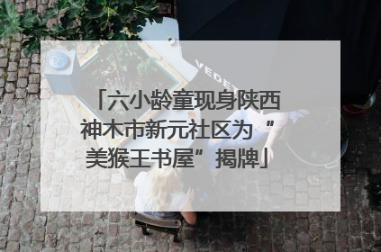 六小龄童现身陕西神木市新元社区为“美猴王书屋”揭牌