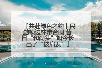 共赴绿色之约丨民勤锁边林带合围 昔日“和尚头”如今长出了“披肩发”