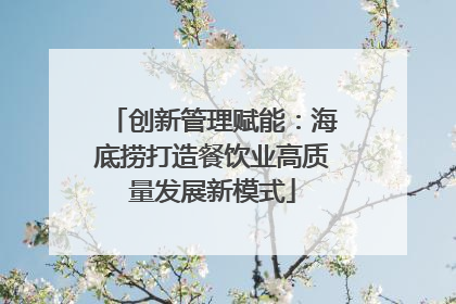 创新管理赋能：海底捞打造餐饮业高质量发展新模式