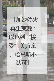 加沙停火再生变数：以色列“接受”美方案、哈马斯不认可