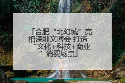 合肥“北幻城”亮相深圳文博会 打造“文化+科技+商业”消费场景