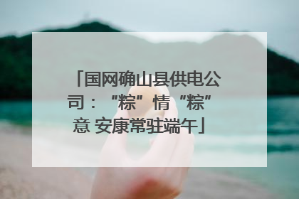 国网确山县供电公司：“粽”情“粽”意 安康常驻端午