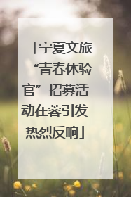 宁夏文旅“青春体验官”招募活动在蓉引发热烈反响