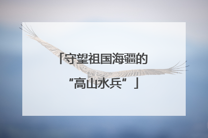 守望祖国海疆的“高山水兵”