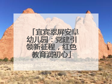 宜宾翠屏安阜幼儿园：党建引领新征程，红色教育润初心