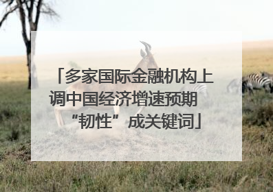 多家国际金融机构上调中国经济增速预期 “韧性”成关键词