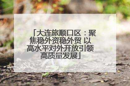 大连旅顺口区：聚焦稳外资稳外贸 以高水平对外开放引领高质量发展