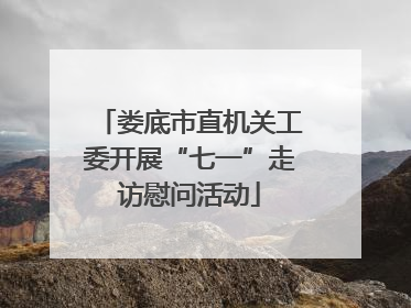 娄底市直机关工委开展“七一”走访慰问活动