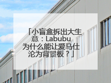 小盲盒拆出大生意：Labubu为什么能让爱马仕沦为背景板？