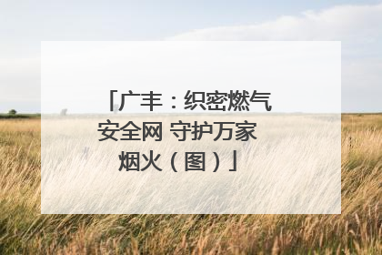 广丰：织密燃气安全网 守护万家烟火（图）