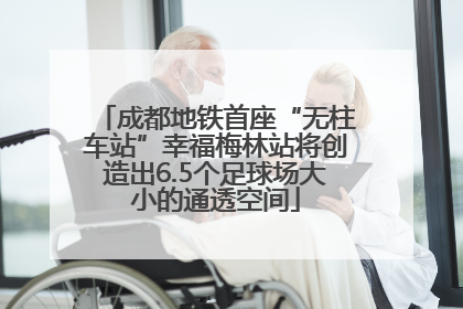 成都地铁首座“无柱车站”幸福梅林站将创造出6.5个足球场大小的通透空间