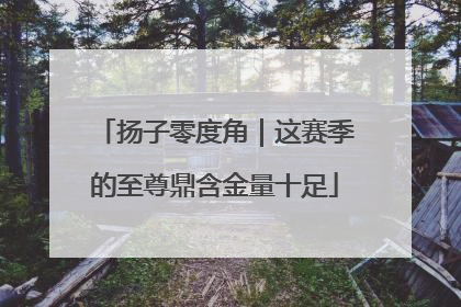 扬子零度角｜这赛季的至尊鼎含金量十足