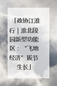 政协江淮行｜淮北段园新型功能区：“飞地经济”拔节生长