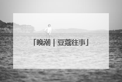 晚潮｜豆蔻往事