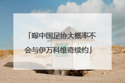 曝中国足协大概率不会与伊万科维奇续约