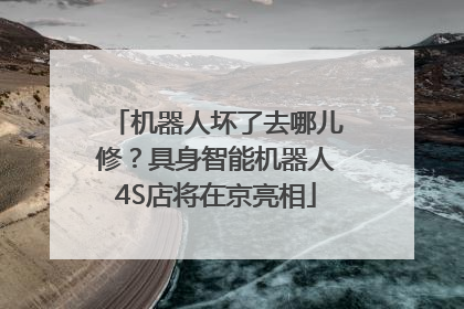机器人坏了去哪儿修？具身智能机器人4S店将在京亮相