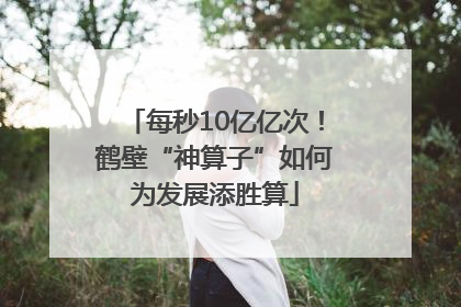 每秒10亿亿次！鹤壁“神算子”如何为发展添胜算