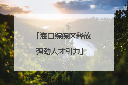海口综保区释放强劲人才引力