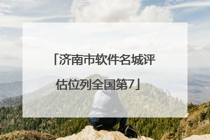 济南市软件名城评估位列全国第7