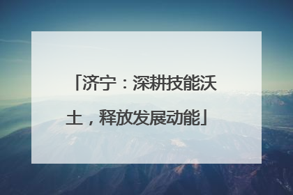 济宁：深耕技能沃土，释放发展动能