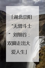 湖北崇阳“无臂斗士”刘细谷：双脚走出大爱人生