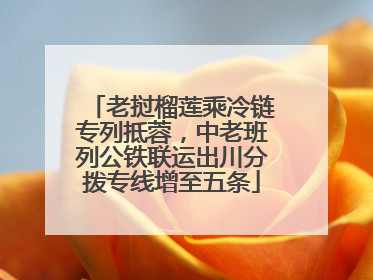 老挝榴莲乘冷链专列抵蓉，中老班列公铁联运出川分拨专线增至五条