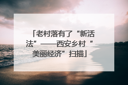 老村落有了“新活法”——西安乡村“美丽经济”扫描