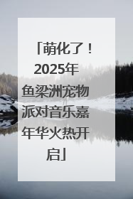 萌化了！2025年鱼梁洲宠物派对音乐嘉年华火热开启