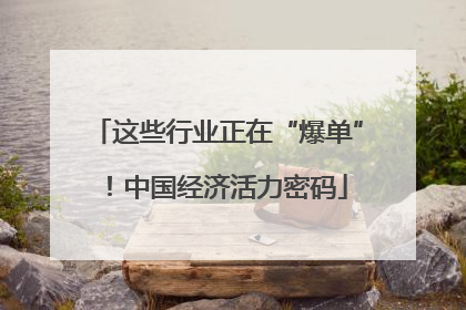 这些行业正在“爆单”！中国经济活力密码