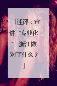述评：宣讲“专业化” 浙江做对了什么？