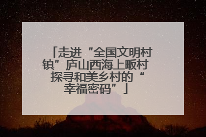 走进“全国文明村镇”庐山西海上畈村 探寻和美乡村的“幸福密码”