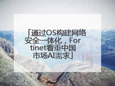 通过OS构建网络安全一体化，Fortinet看重中国市场AI需求